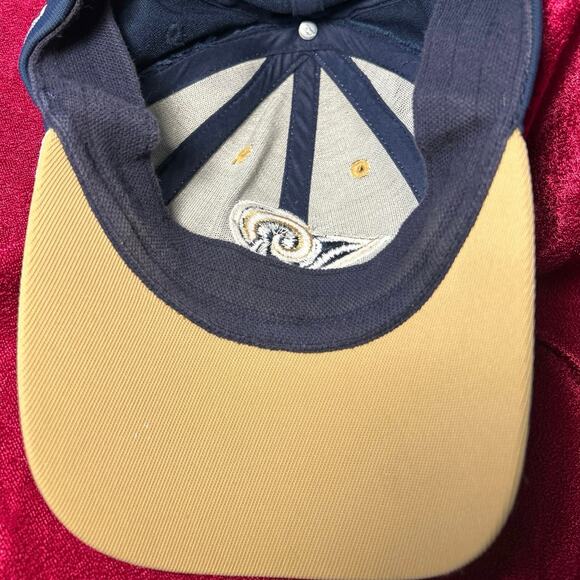 Vtg Reebok NFL St Louis Rams Logo Throwback S/M Fitted Hat
Blue Gold - Picture 6 of 8